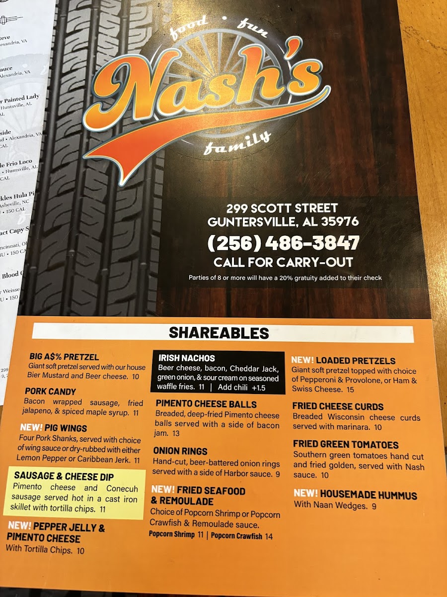 Menu Nash's-4